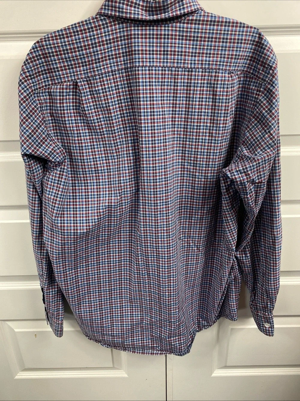 Polo Ralph Lauren Westerton Fine Two Ply 100 Large Plaid Vintage Preppy Shirt